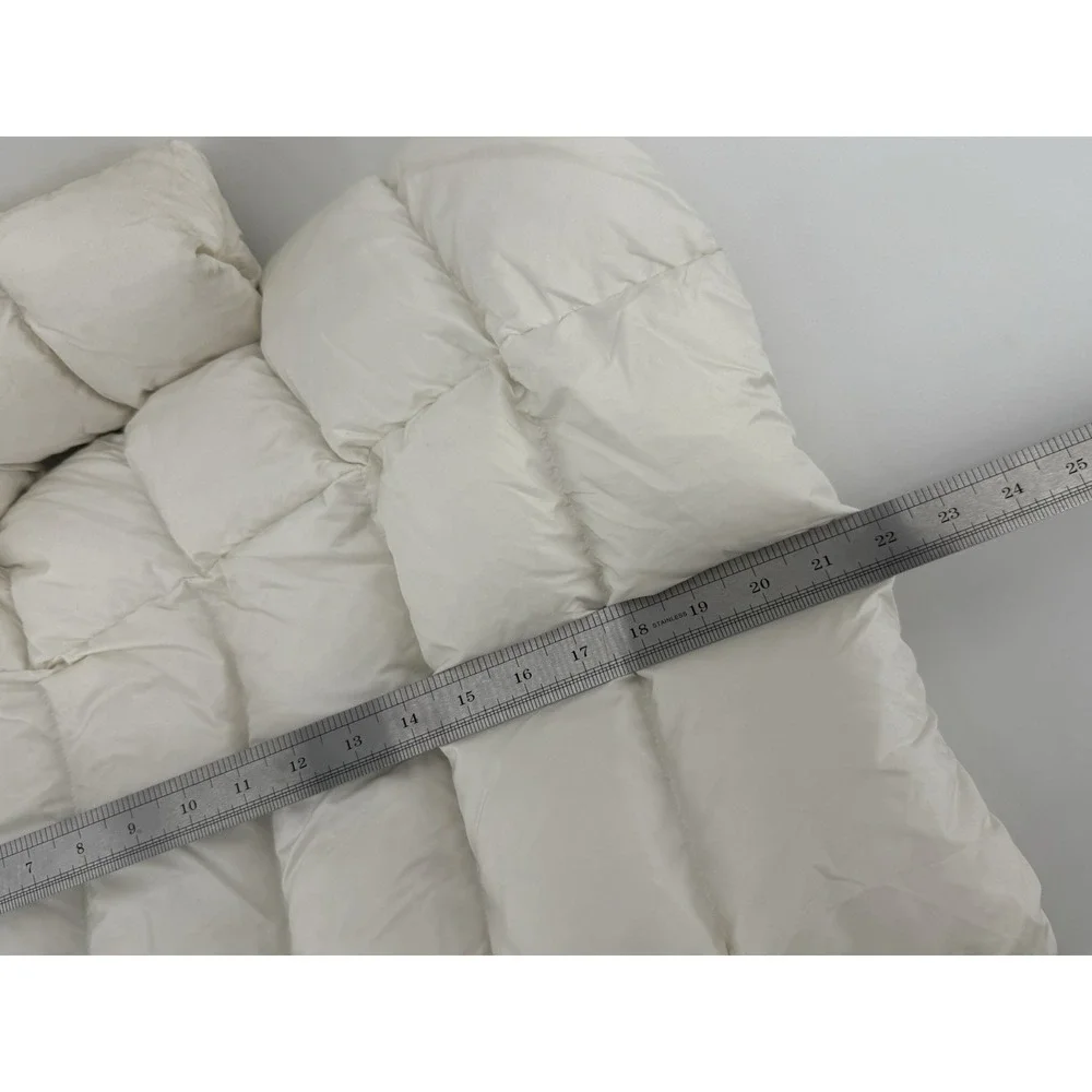 Polo Ralph Lauren White Quilted‎ Puffer Down Jacket Long Girls Size 5
